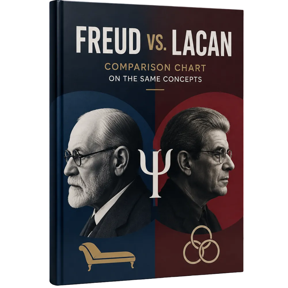 COMPARISON CHART: FREUD VS. LACAN ON THE SAME CONCEPTS